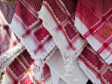 Head Scarfs for Sale at Shop on Hashemi Street Photographic Print by Richard l'Anson