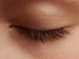 Close-Up of an Eyelash Photographic Print by Oliver Strewe
