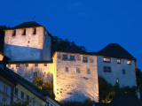 Feldkirch Castle at Twilight Photographie par Richard Nebesky