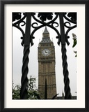 General View of the Big Ben Clock Tower Framed Photographic Print