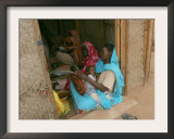 Sudanese Women Do Handcraft Training Framed Photographic Print