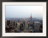 The Empire State Building and the Manhattan Skyline Framed Photographic Print