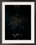 Dancers from the Dutch Dance Theatre Perform During Dress Rehearsal in the Bulgarian Capital Sofia Framed Photographic Print
