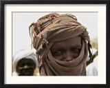 A Sudan Liberation Army, Sla, Fighter from the Faction of Abdelwahid Elnur Framed Photographic Print