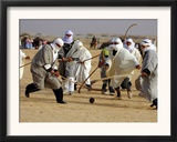 Tunisian Men Play Oggaf Framed Photographic Print