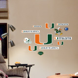 Miami - Fathead Junior Logosheet Wall Decal