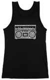 Juniors: Tank Top - Greatest Rap Hits Boom Box Bluser