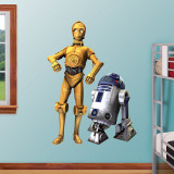 C3PO/R2D2 Combo- Clone Wars Wall Decal