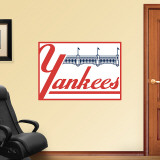 Yankees Throwback Logo Wall Decal