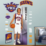 Steve Nash Growth Chart   Wall Decal