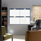 4 Month Dry Erase Calendar Wall Decal