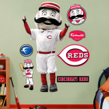 Mr. Redlegs Reds Mascot Wall Decal