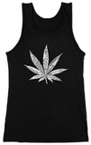 Women's: Tank Top - Marijuana Leaf Camisetas