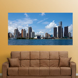 Detroit Skyline Wall Decal