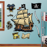 Piratas Vinilos decorativos Piratas Vinilos decorativos