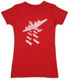 Juniors: Drop Beats Not Bombs Tshirts