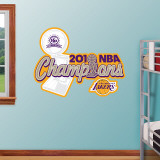 Los Angeles Lakers 2010 Championship Logo Wall Decal