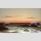 Seascape: Sunset Wall Decal