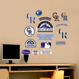 Rockies - Fathead Junior Logosheet Wall Decal
