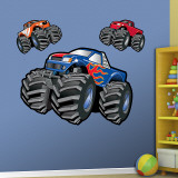 Monster Trucks Wall Decal