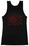 Juniors: Tank Top - Banzai Flag out of Japanese National Anthem T-shirt