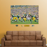 Packers backfield Mural Wall Decal