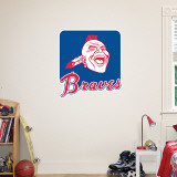 Atlanta Braves Throwback Logo Wall Decal