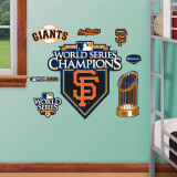 San Francisco Giants 2010 WS Champions Logo - Fathead Junior Wall Decal