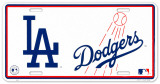 LA Dodgers Cartel de chapa