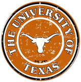 Universidade do Texas Placa de lata