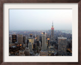 The Empire State Building and the Manhattan Skyline Framed Photographic Print