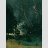 Nocturne in Black and Gold Vinilos decorativos