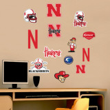 Nebraska - Fathead Junior Logosheet   Wall Decal