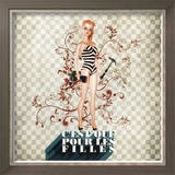 C'Est Que Pour les Filles (Only for Girls) Print by Florence Weiser