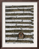 Snow Covered Vineyard is Seen in Stuttgart, Germany Framed Photographic Print