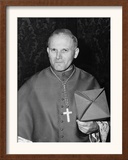 Karol Cardinal Wojtyla, Archbishop of Krakow, Poland Framed Photographic Print