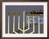 White House Chief of Staff and Rabbis Light the National Hanukkah Menorah Framed Photographic Print