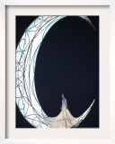 A Perfomer Playing the Role of Scheherazade Enters the Arena Framed Photographic Print by Junji Kurokawa