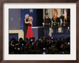 Vice President Joe Biden and His Wife Jill Dance at the Biden Home States Ball in Washington Framed Photographic Print