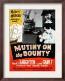 Mutiny on the Bounty, Movita, Clark Gable, Charles Laughton, 1935 Prints
