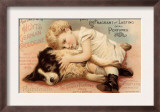 Hoytes Cologne, Dogs, Womens, USA, 1890 Prints