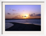 Sun Setting Over Mafia, the Main Island in the Tanzania's Mafia Archipelalgo, October 28, 2005 Framed Photographic Print by Rodrique Ngowi