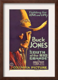 South of the Rio Grande, Buck Jones, 1932 Poster