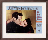 All That Heaven Allows, Rock Hudson, Jane Wyman, 1955 Poster