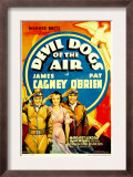 Devil Dogs of the Air, James Cagney, Margaret Lindsay, Pat O'Brien on Midget Window Card, 1935 Prints