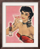 Rosayne, Champagne Alcohol, UK, 1954 Art