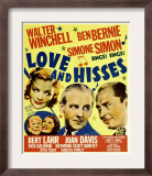 Love and Hisses, Simone Simon, Walter Winchell, Ben Bernie, 1937 Prints
