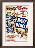 Navy Blues, Ann Sheridan, Jack Haley, Jack Oakie, Martha Raye on Midget Window Card, 1941 Art