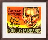 Around the World in 80 Minutes, Douglas Fairbanks, 1931 Poster