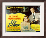 Cry Danger, Rhonda Fleming, Dick Powell, 1951 Prints